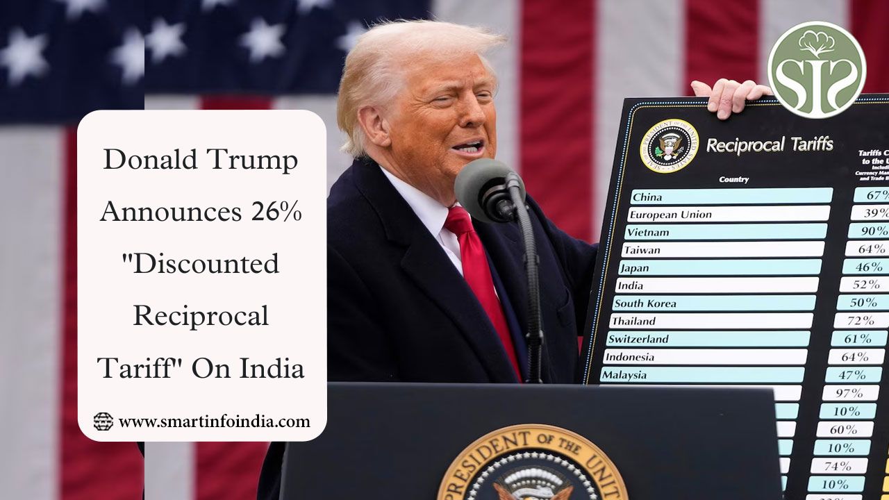 Trump Announces 26% Reciprocal Tariff Discount on India