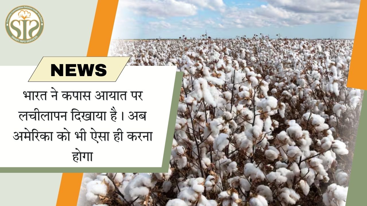 भारत ने कपास आयात पर लचीलापन दिखाया है। अब अमेरिका को भी ऐसा ही करना होगा