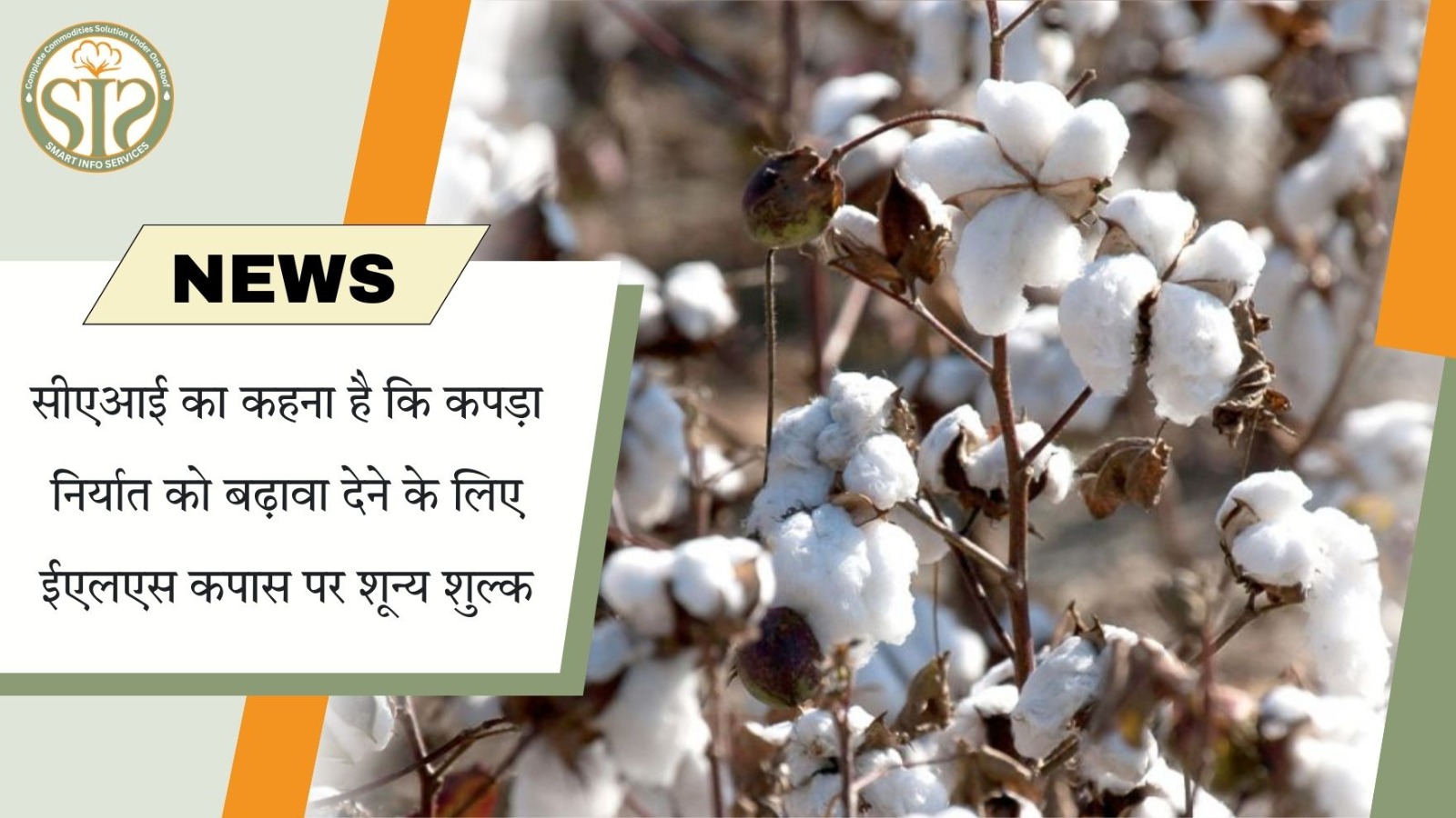 सीएआई ने ईएलएस कपास पर जीरो ड्यूटी की मांग की