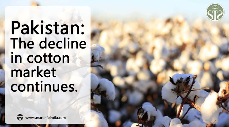 Pakistan: The decline in cotton market continues.