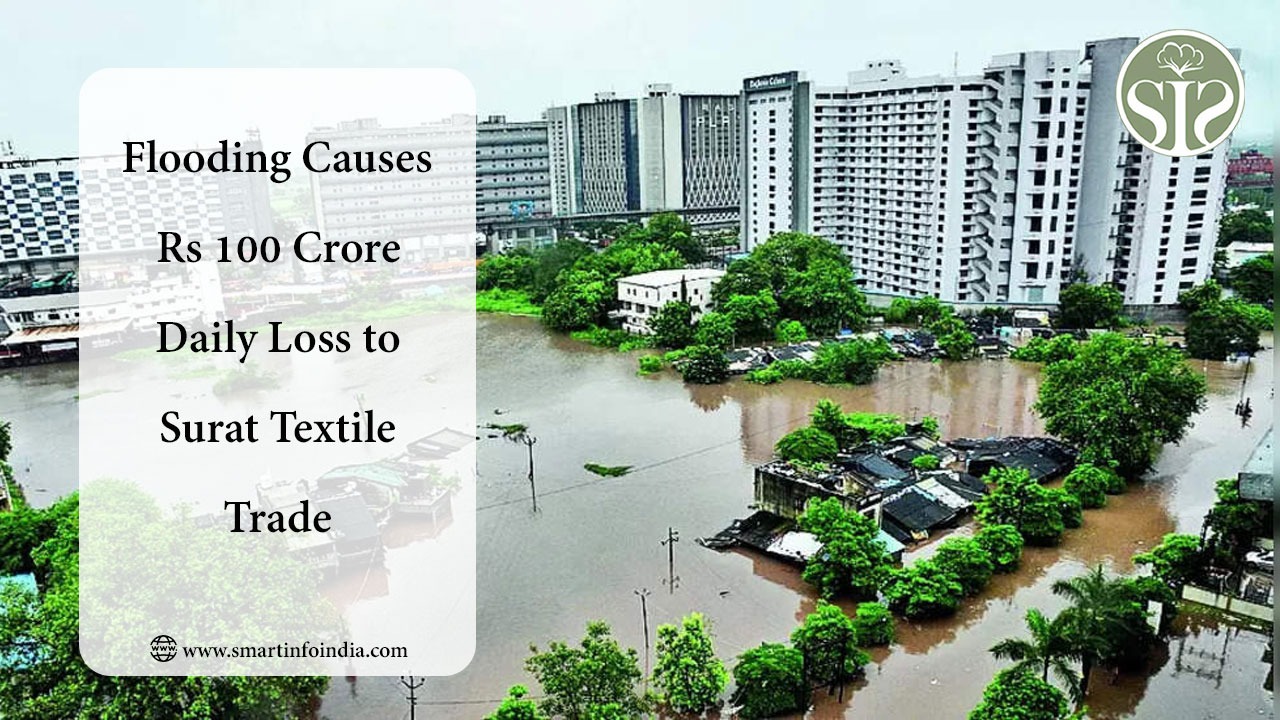 Flooding Causes Rs 100 Crore Daily Loss to Surat Textile Trade