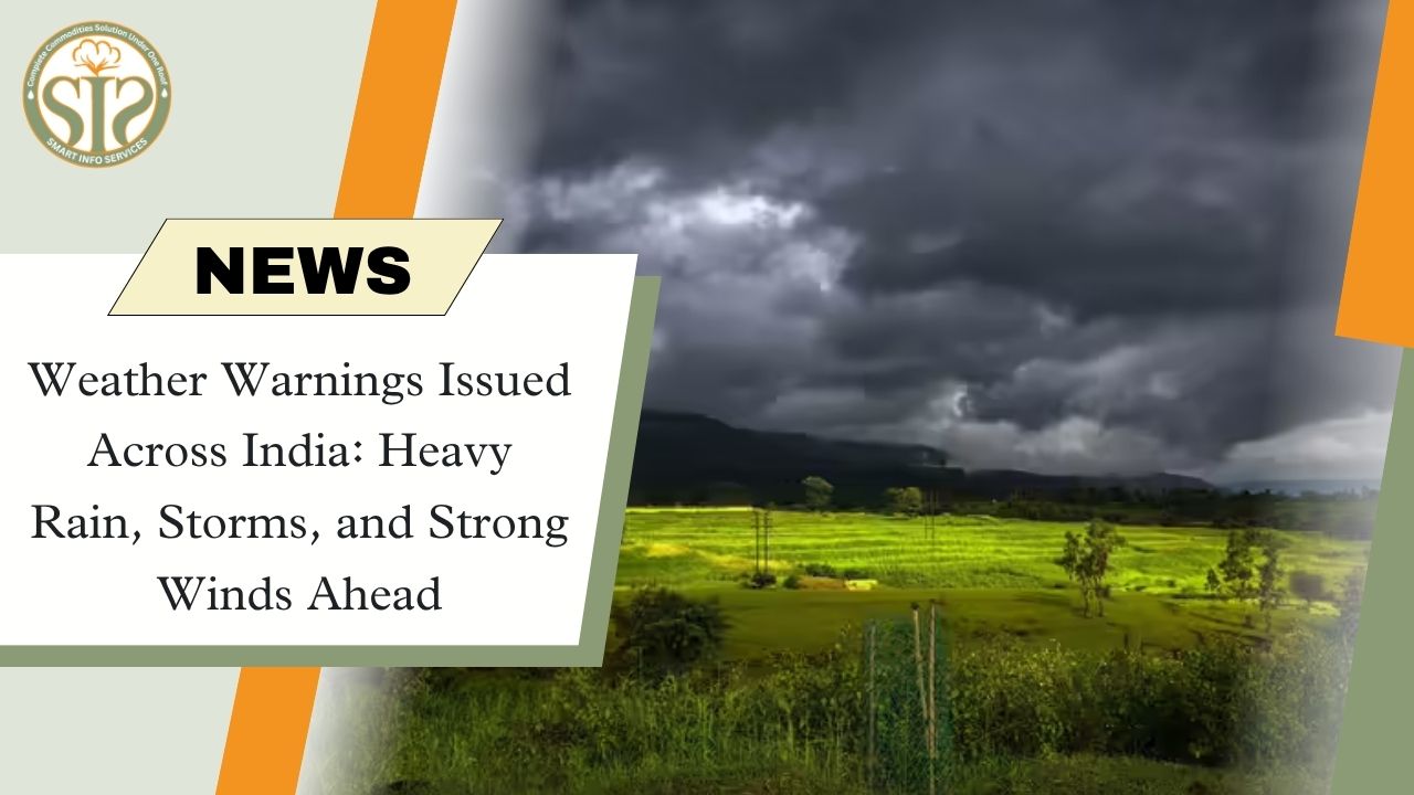 Weather Warnings Issued Across India: Heavy Rain, Storms, and Strong Winds Ahead