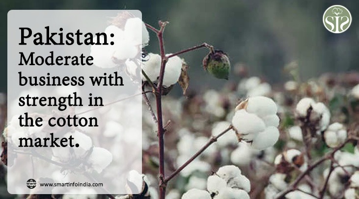 PAKISTAN: The cotton market traded on a firm footing with a slight edge.