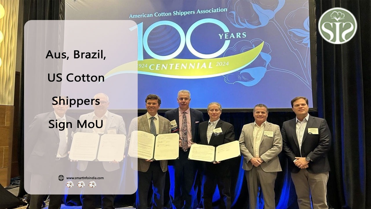 Aus, Brazil, US Cotton Shippers Sign MoU