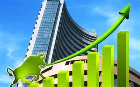 Sensex rises further, opens up 406 points
