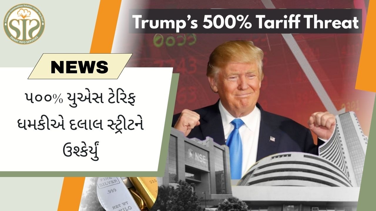 500% ટેરિફ ચેતવણી: દલાલ સ્ટ્રીટમાં ગભરાટ
