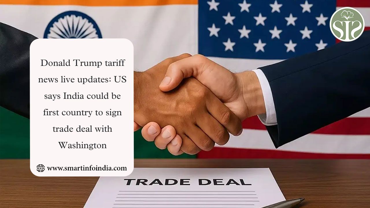 Donald Trump tariff news live updates: US says India could be first country to sign trade deal with Washington