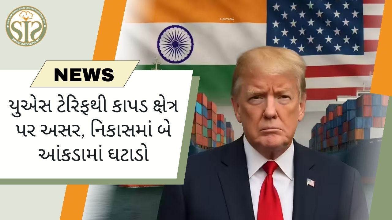 યુએસ ટેરિફને કારણે કાપડ નિકાસમાં બે આંકડાનો ઘટાડો થયો