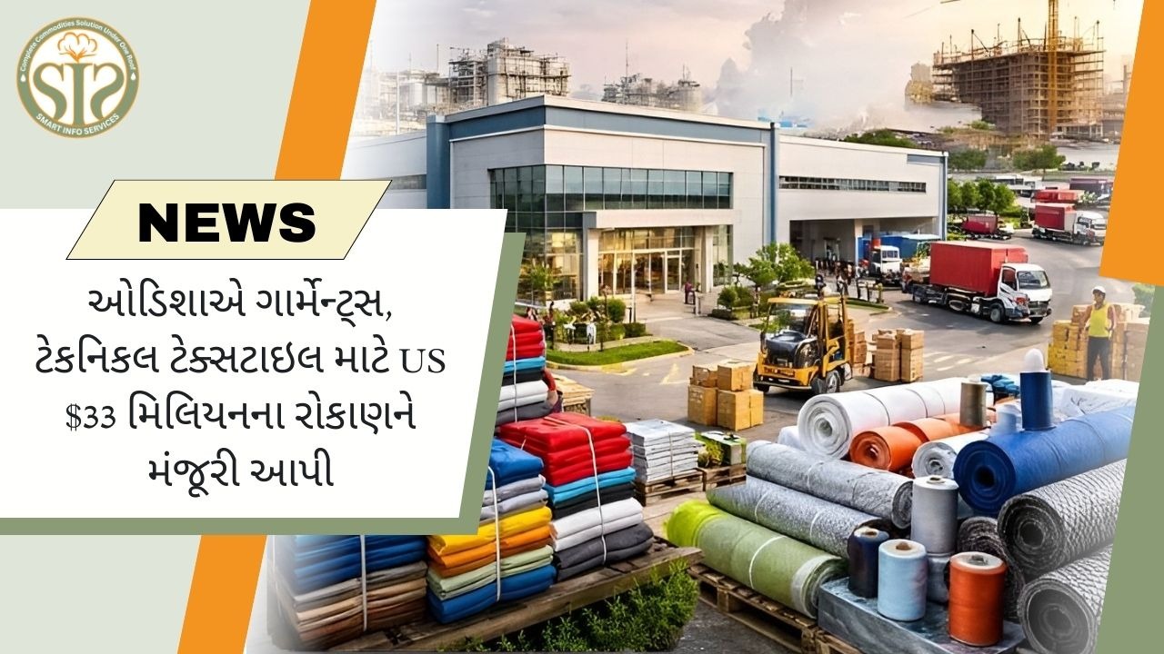 ઓડિશાએ ટેક્સટાઇલ સેક્ટરમાં $33Mના રોકાણને લીલી ઝંડી આપી છે