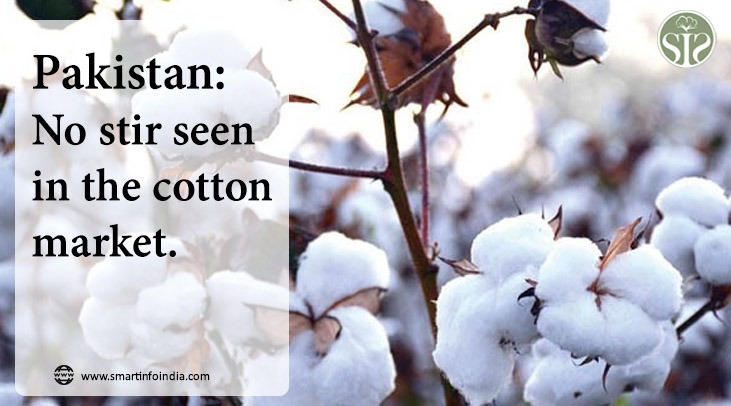 Pakistan There was no movement in the cotton market.