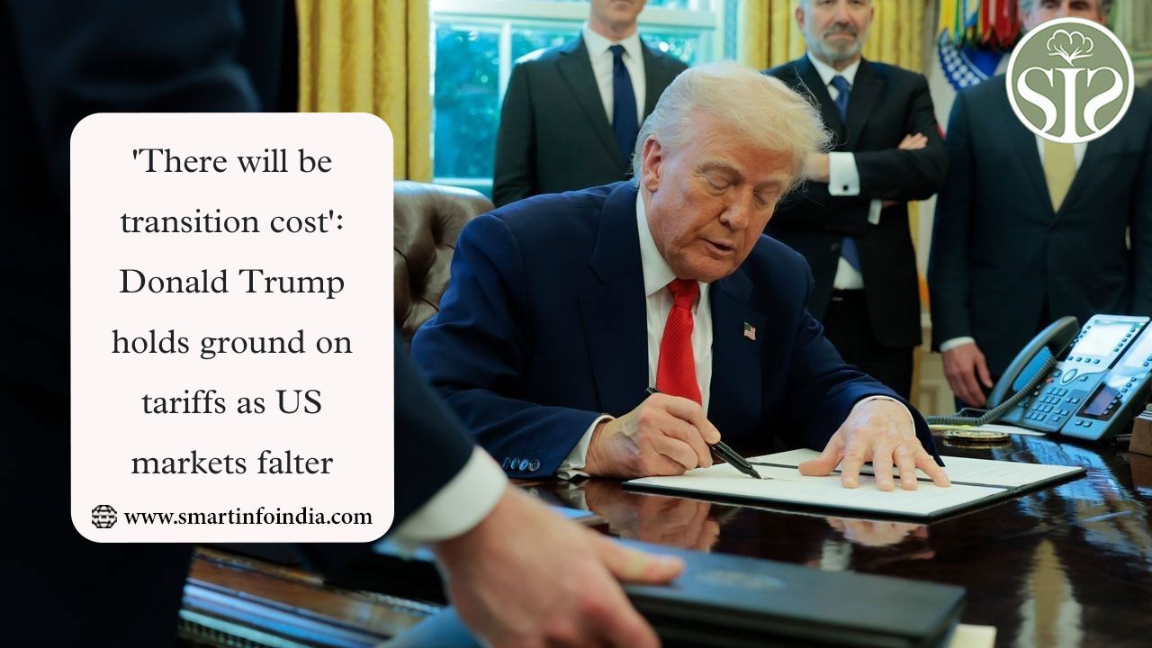 'There will be transition cost': Donald Trump holds ground on tariffs as US markets falter