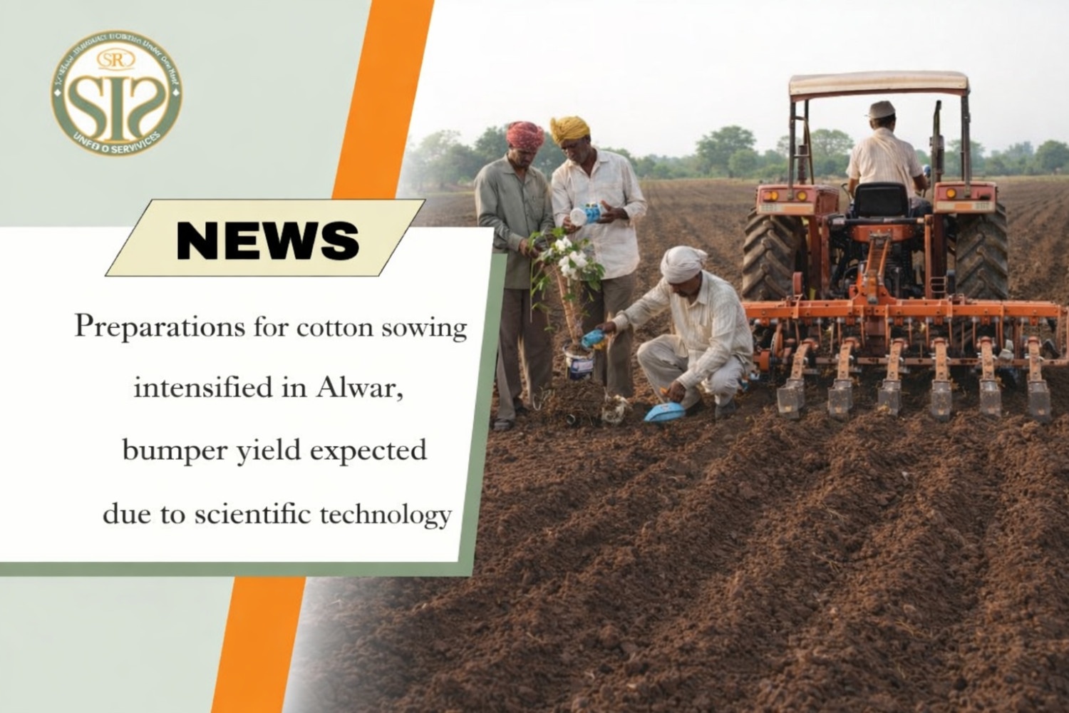 Preparations for Cotton Sowing Underway in Alwar; Bumper Yield Expected
