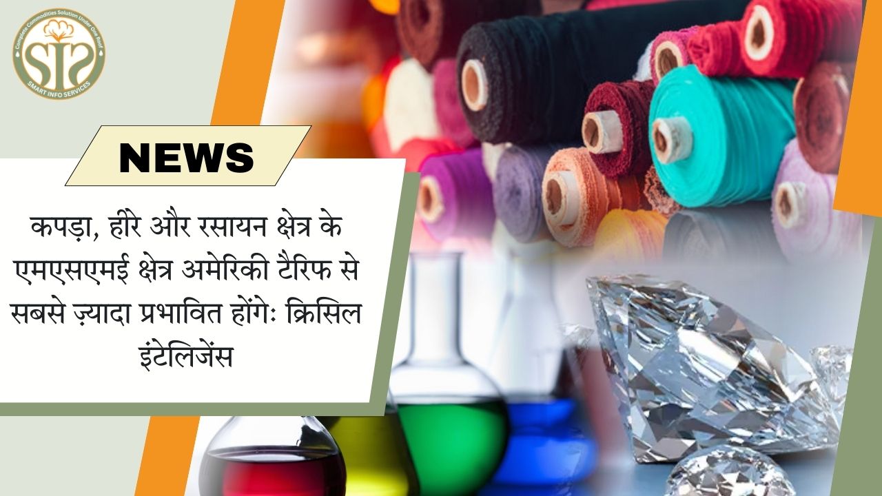 कपड़ा, हीरे और रसायन एमएसएमई अमेरिकी टैरिफ से सबसे अधिक प्रभावित: क्रिसिल