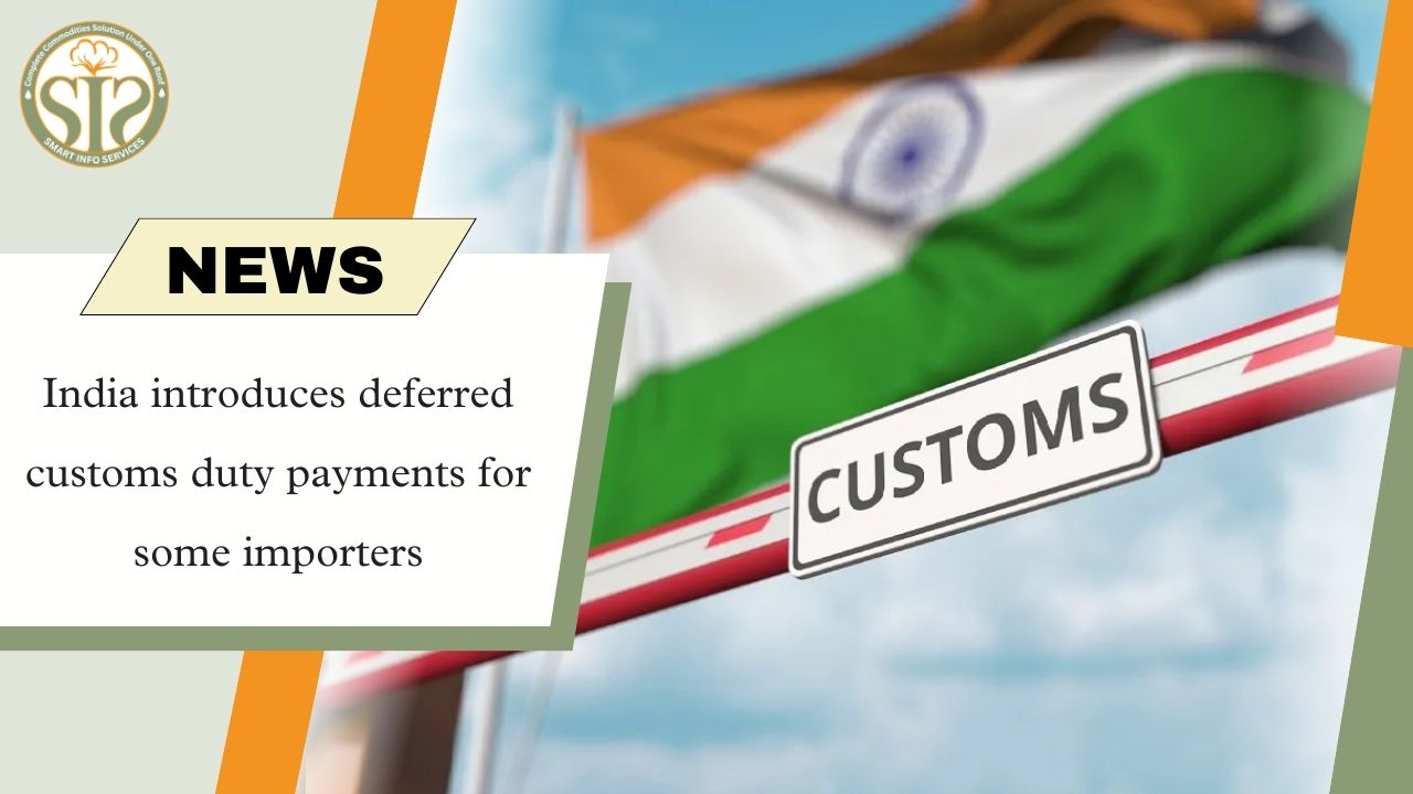 Relief in customs duty payment to some importers in India