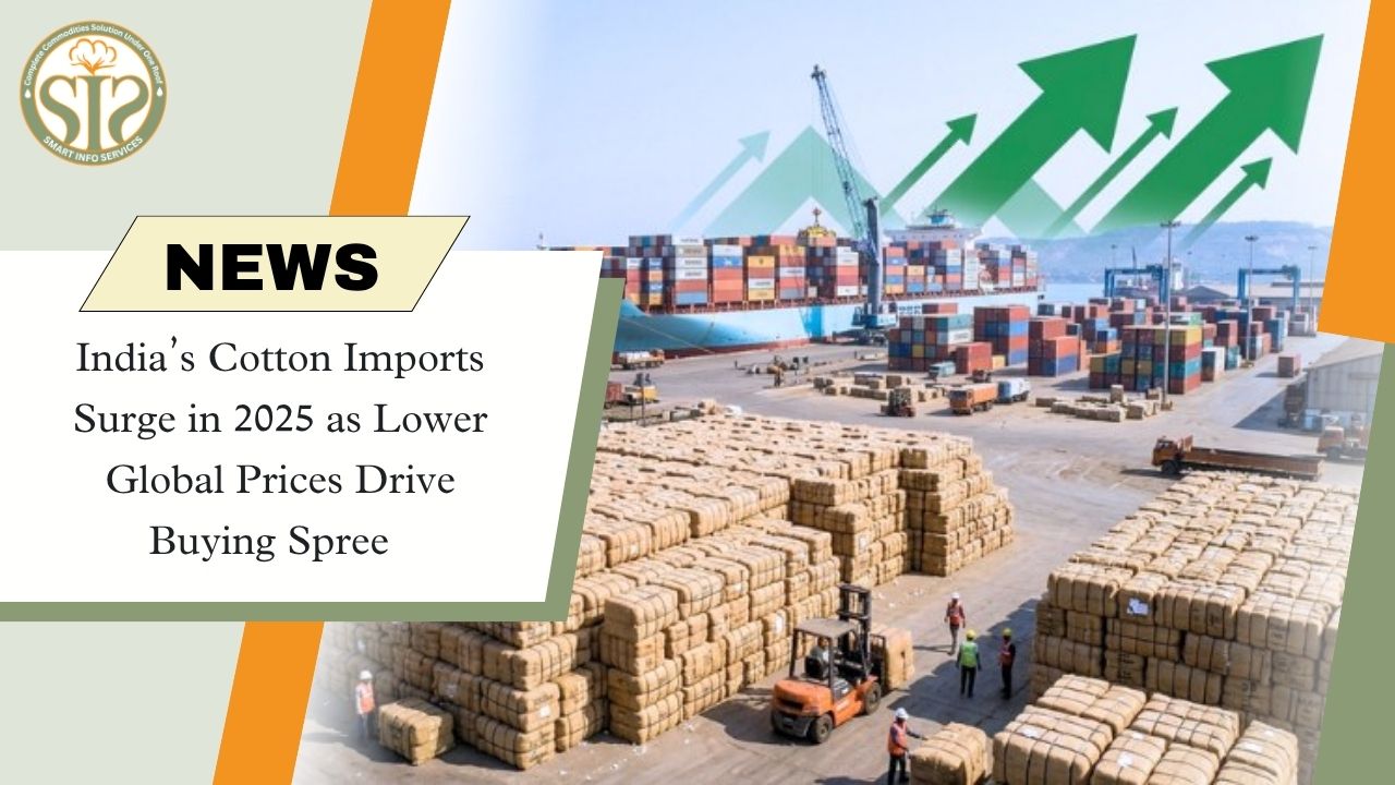 Cotton imports increased, purchases intensified due to fall in prices
