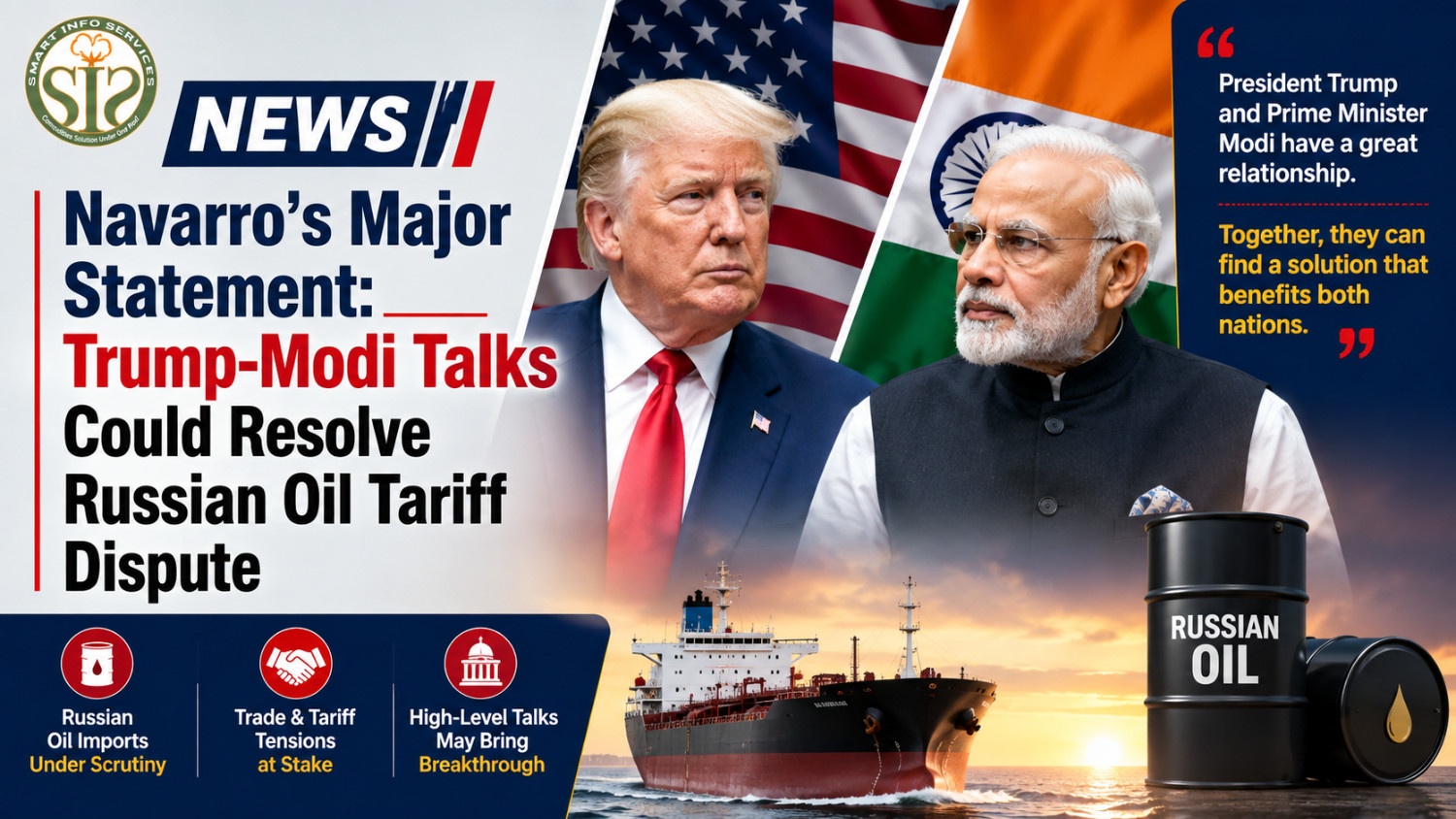 Navarro Backs Trump-Modi Talks