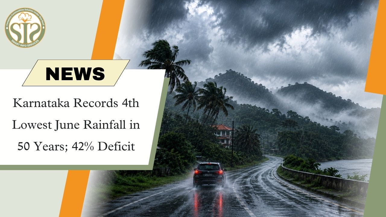 Karnataka Sees 42% June Rainfall Deficit
