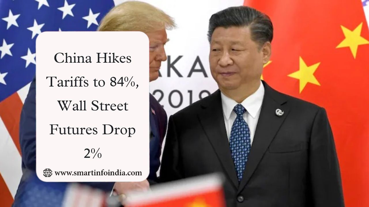 China Hikes Tariffs to 84%, Wall Street Futures Drop 2%