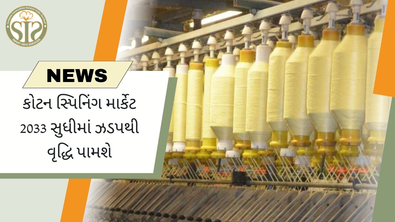 2033 સુધીમાં કપાસ કાંતણ ઉદ્યોગ માટે મજબૂત ભવિષ્ય