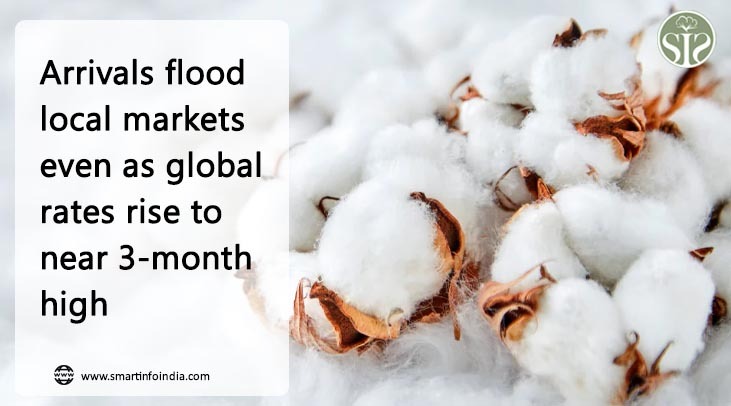 Arrivals flood local markets even as global rates rise to near 3-month high