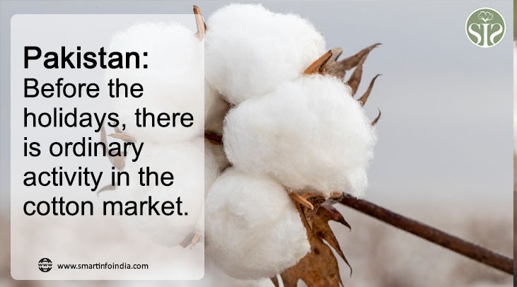 Pakistan: "Minor activity in cotton market ahead of holidays"