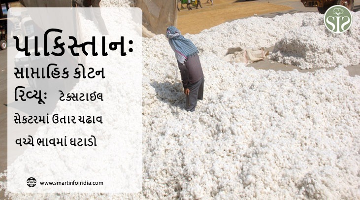 પાકિસ્તાનઃ સાપ્તાહિક કોટન રિવ્યૂઃ ટેક્સટાઈલ સેક્ટરમાં વોલેટિલિટી વચ્ચે ભાવમાં ઘટાડો