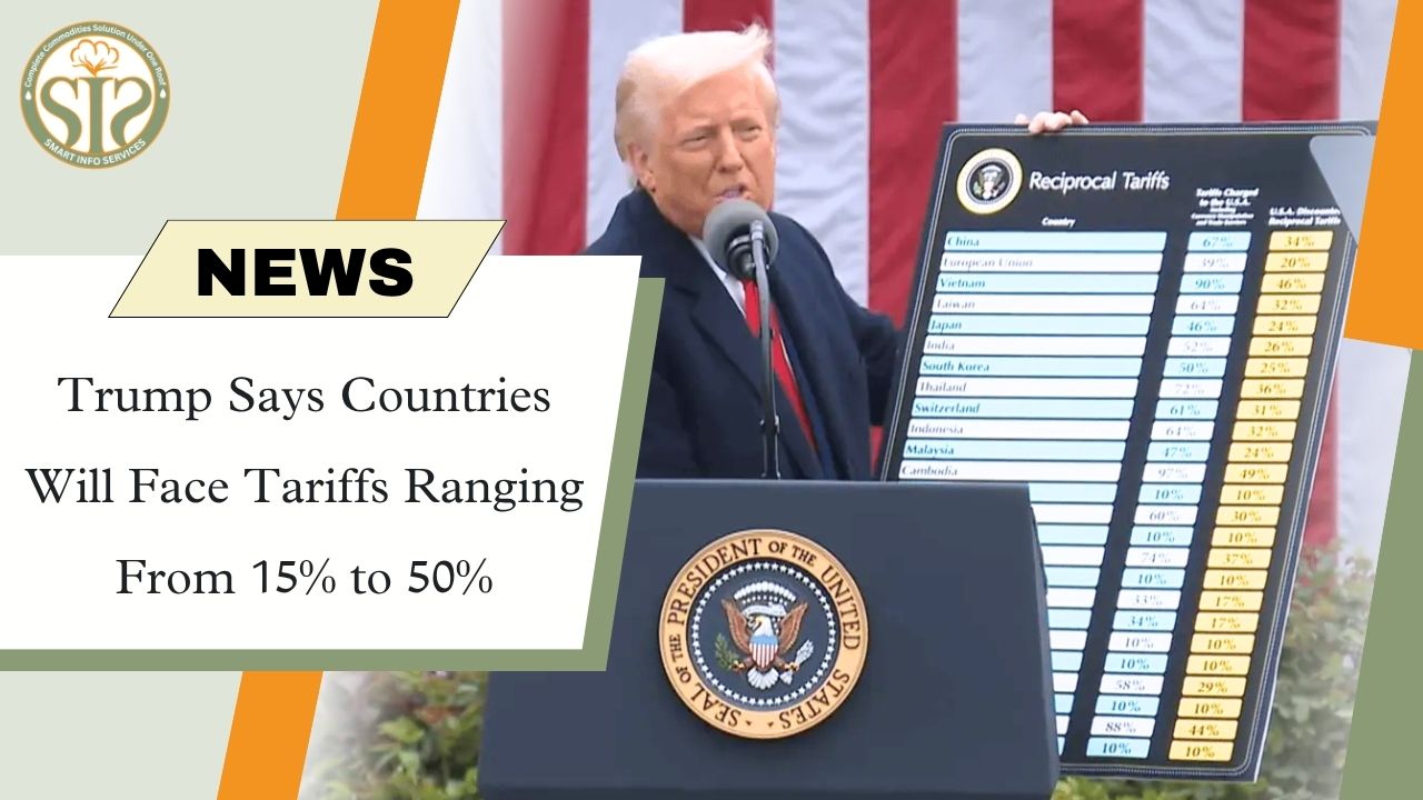Trump: 15% to 50% tariffs will be imposed on countries