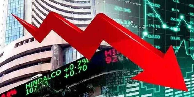 Sensex down 170 points as soon as it opened