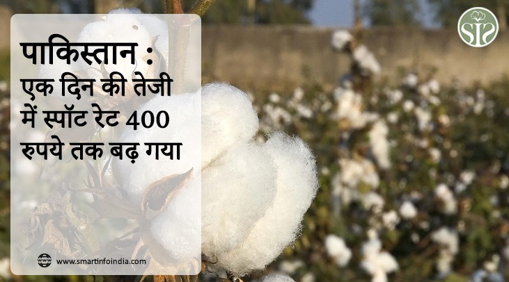 पाकिस्तान : एक दिन की तेजी में स्पॉट रेट 400 रुपये तक बढ़ गया