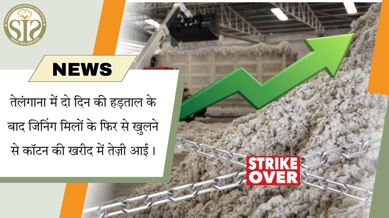 तेलंगाना में हड़ताल खत्म, कॉटन खरीद तेज़