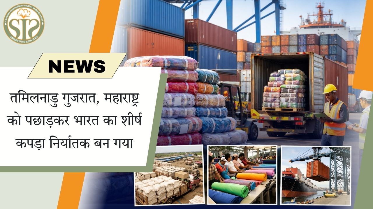 तमिलनाडु बना नंबर 1 टेक्सटाइल निर्यातक