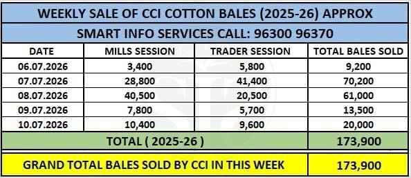 CCI Raises Cotton Prices by ₹800