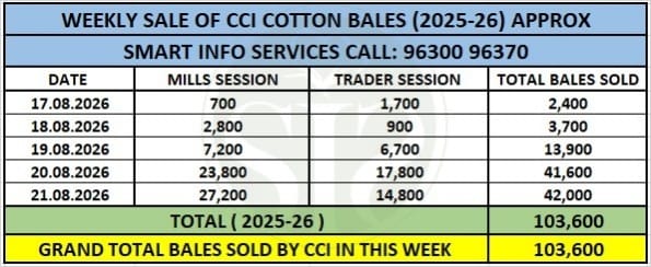 CCI ने कपास के भाव ₹600 बढ़ाए