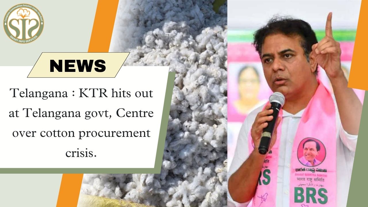 KTR attacks Centre and state governments over cotton procurement crisis