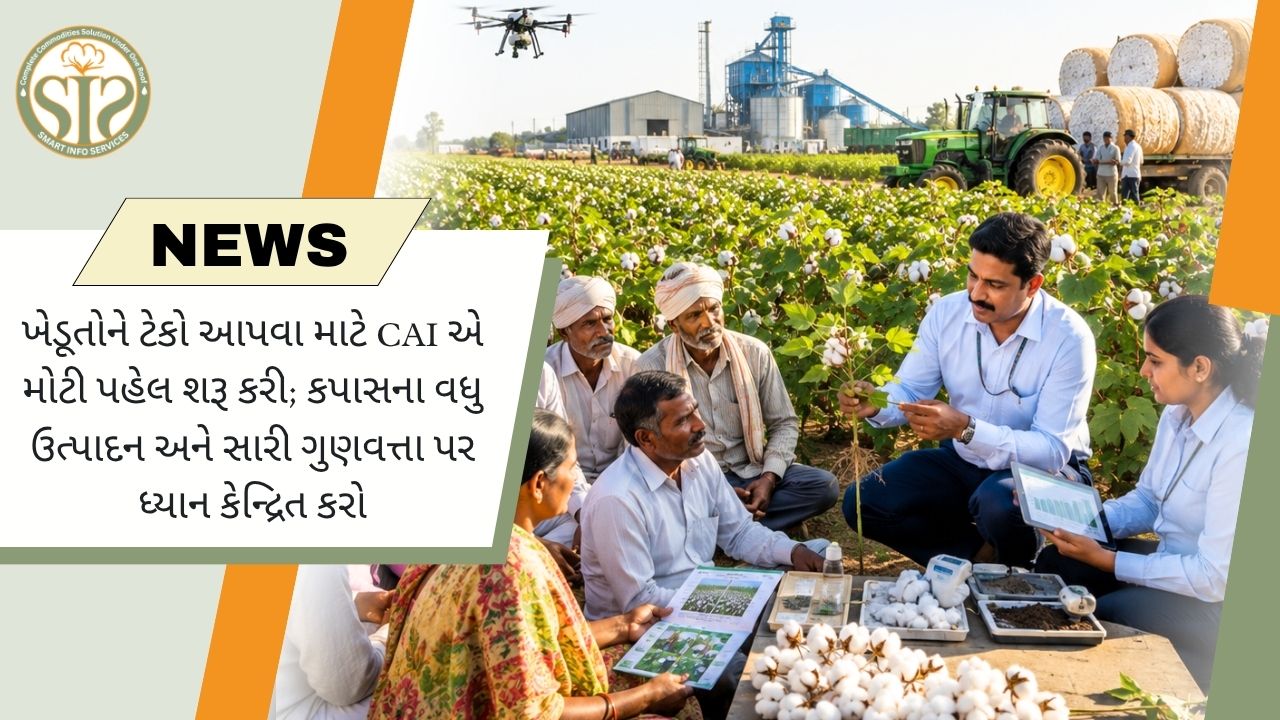 CAI દ્વારા કપાસની ઉત્પાદકતા અને ગુણવત્તા વધારવા ખેડૂત સહાય પહેલ શરૂ