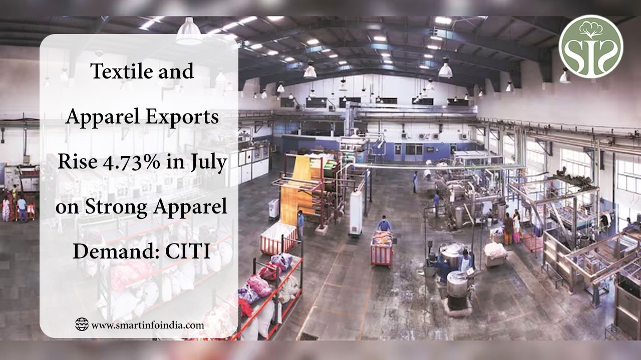 Textile and Apparel Exports Rise 4.73% in July on Strong Apparel Demand: CITI