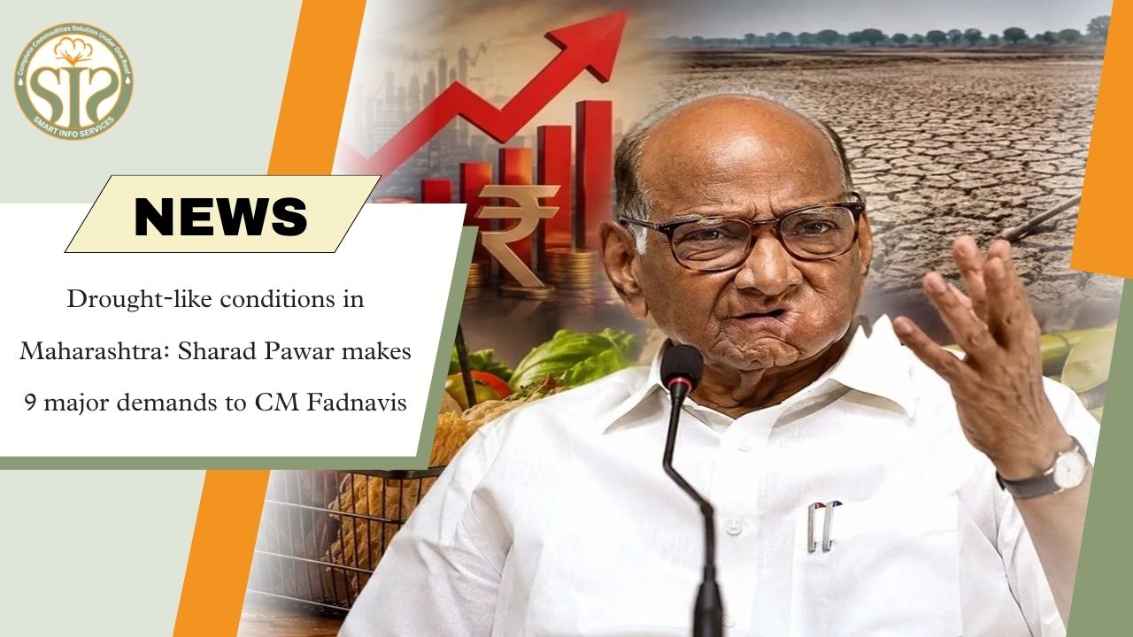 Sharad Pawar Makes 9 Demands to CM Fadnavis Amid Drought-Like Conditions in Maharashtra