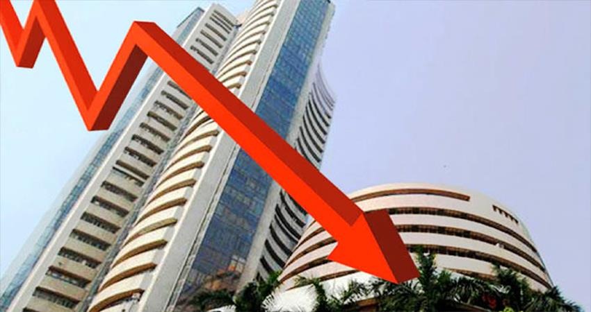 Sensex down 170 points as soon as it opened