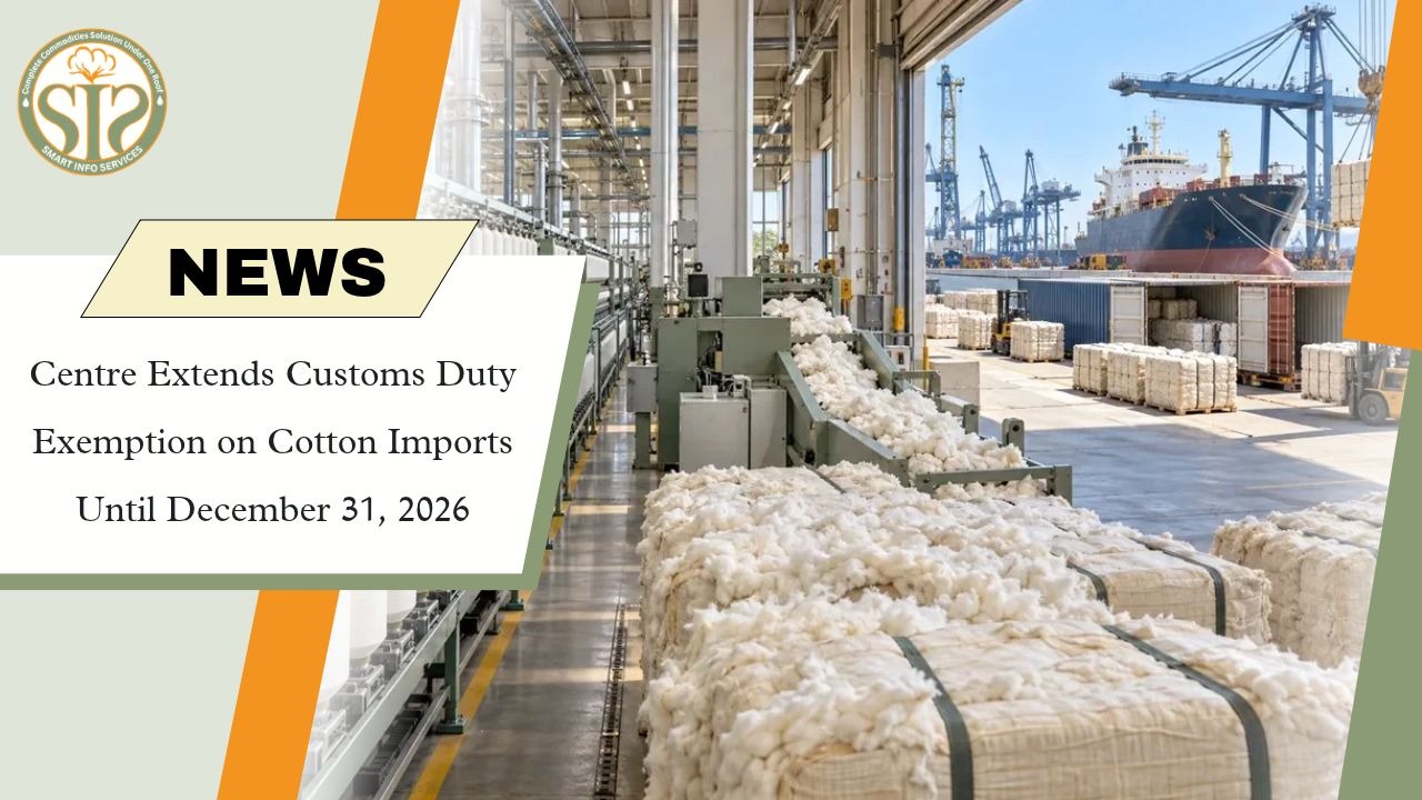 Cotton Import Duty Exemption Extended to December 31