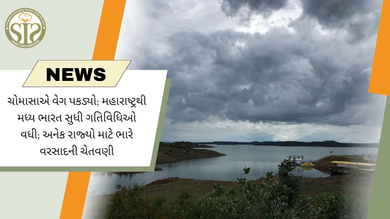 ચોમાસું સક્રિય, ભારે વરસાદની ચેતવણી