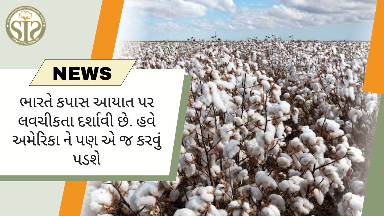 ભારતે કપાસ આયાત પર લવચીકતા દર્શાવી છે. હવે અમેરિકા ને પણ એ જ કરવું પડશે