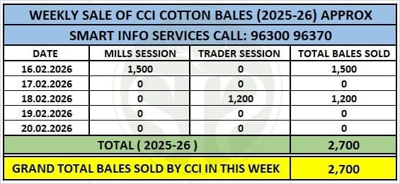 CCI keeps cotton prices stable, online auction continues