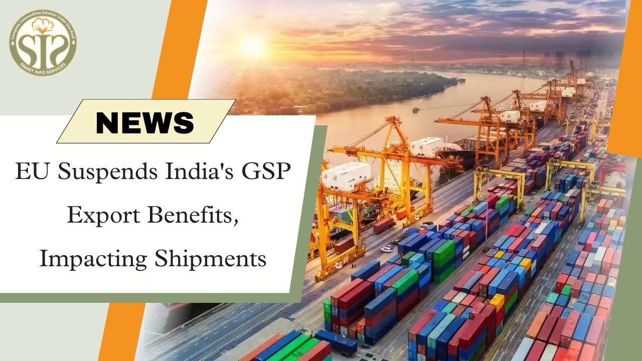 India's GSP benefits suspended by EU, export shipments affected