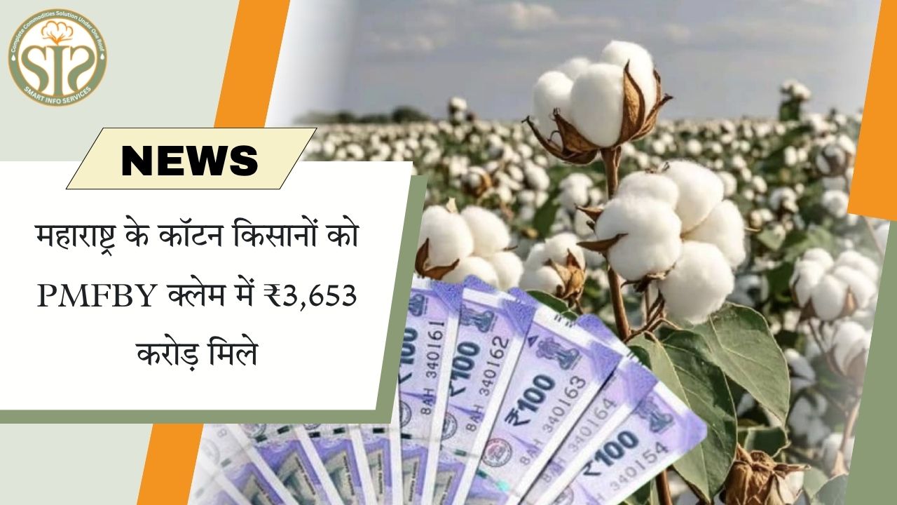 PMFBY के तहत कपास किसानों को ₹3,653 करोड़ की मदद