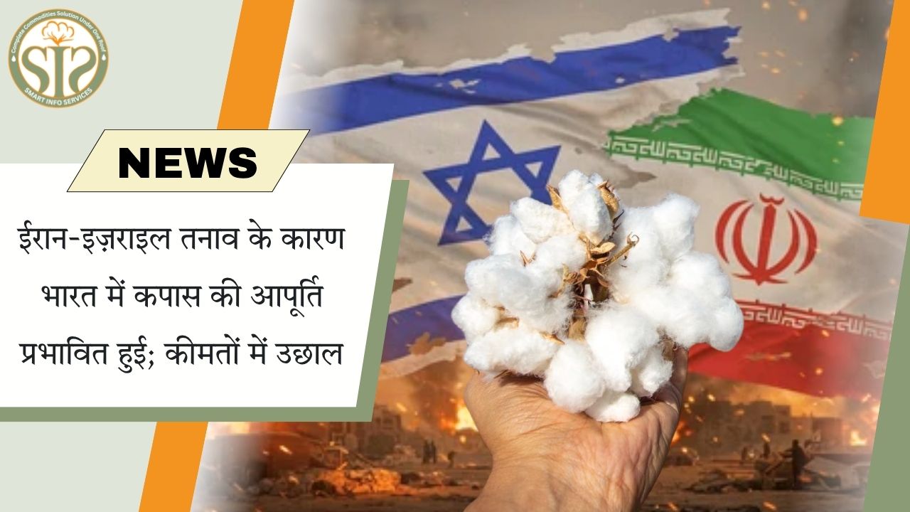 ईरान-इज़राइल तनाव से भारत में कपास महंगी