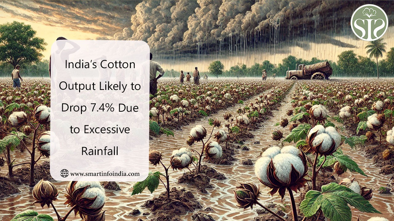 India’s Cotton Output Likely to Drop 7.4% Due to Excessive Rainfall