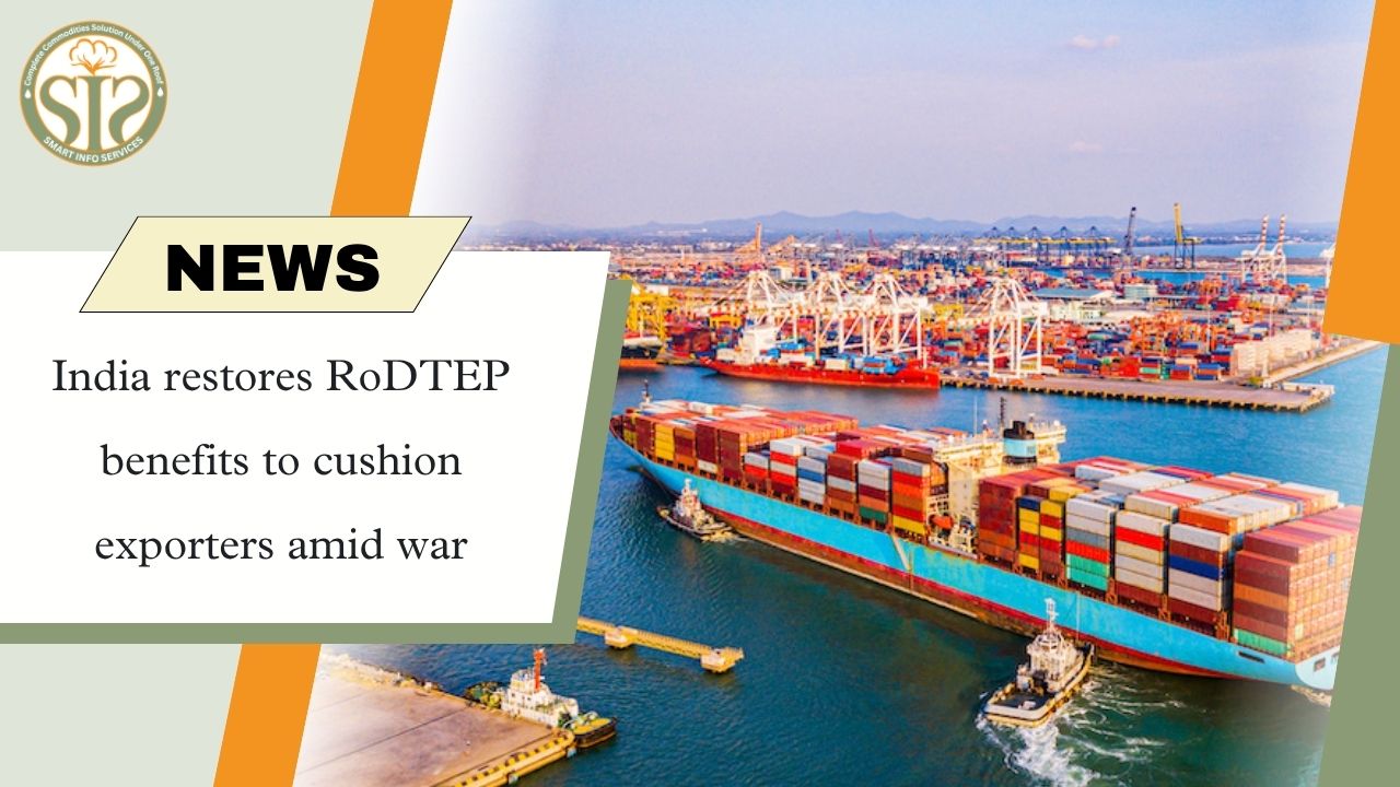 RoDTEP scheme reinstated: Decision to provide financial support to exporters