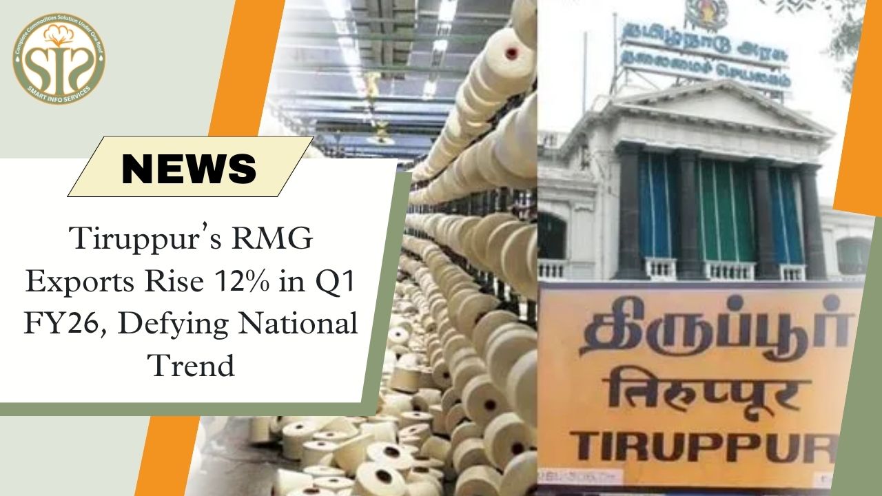 RMG exports in Tirupur rise against national trends