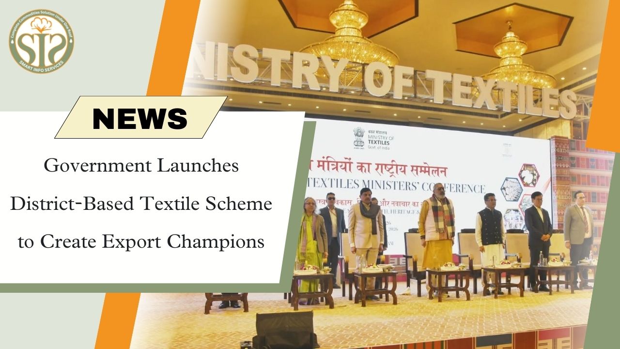 The government has launched a district-based textile scheme for export champions.