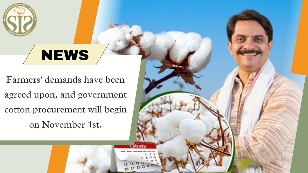 Farmers agree, government purchase of cotton to begin from November 1
